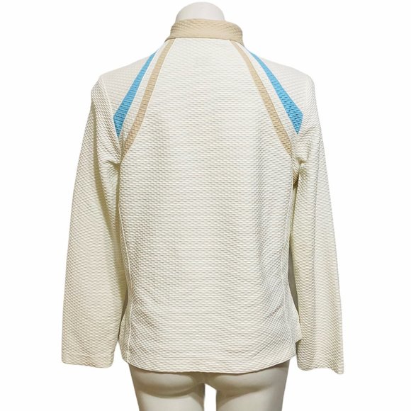 Tail Large Beige 1/4 Zip Pullover Golf Jacket - Picture 5 of 5